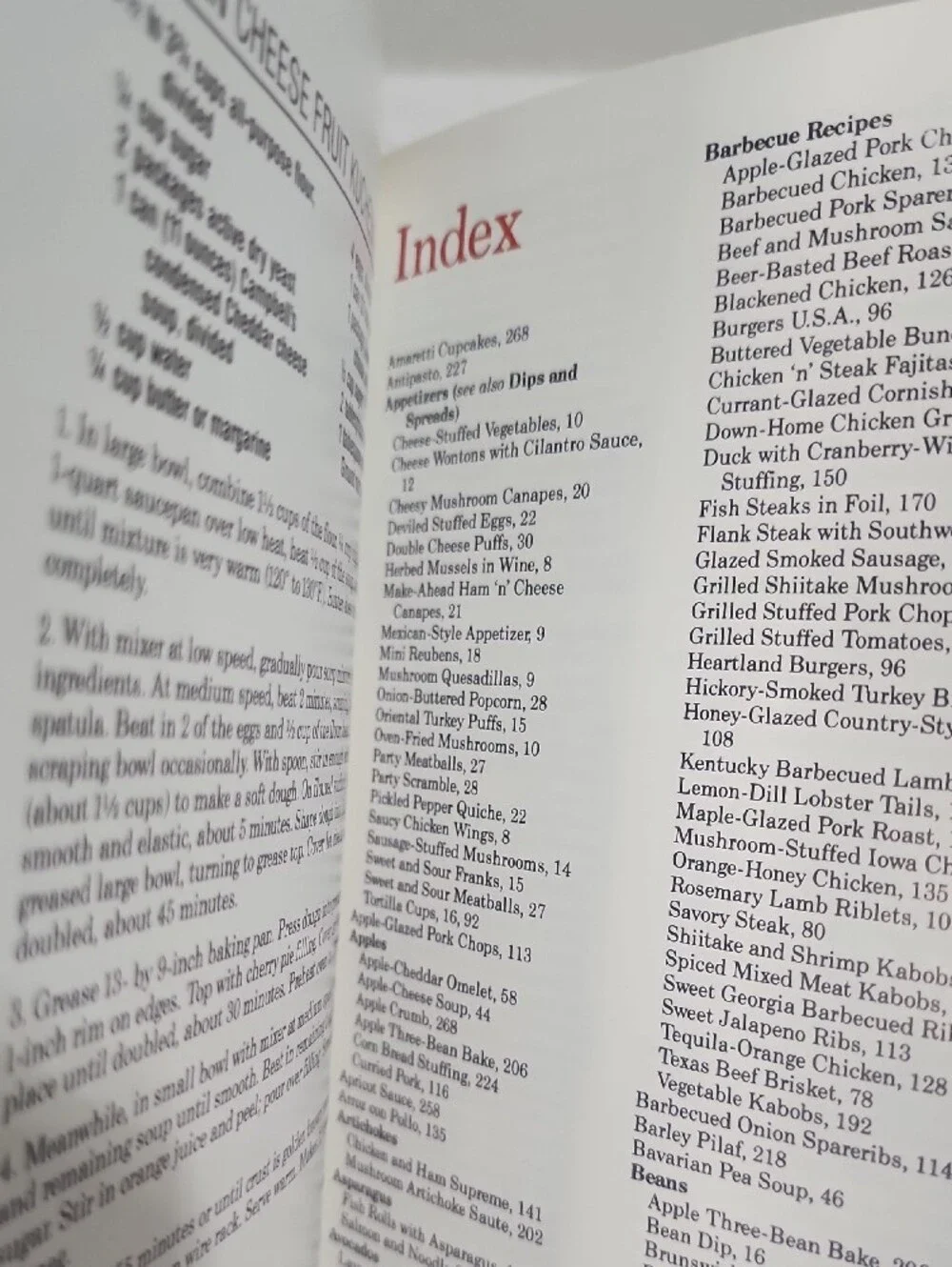 Campbell's Cookbook- Treasury Of Recipes (1991)
